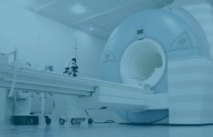 Photo of an MRI machine, representing Blue Photon's efficacy in the production of medical fixtures
