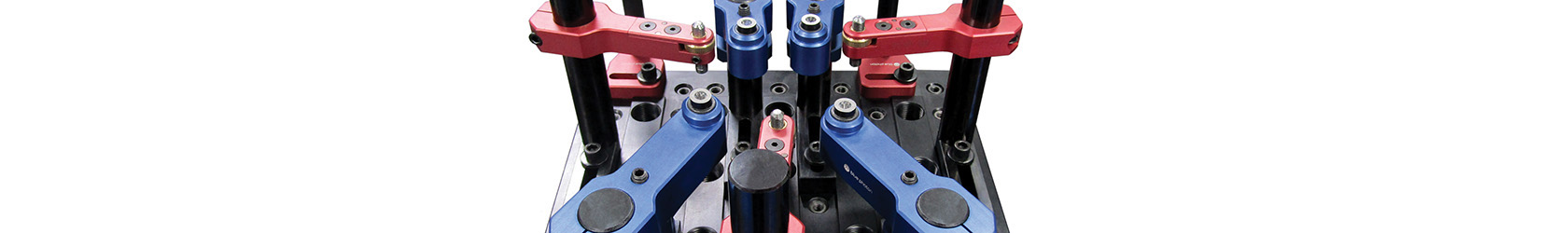 Photo of a Blue Photon universal fixture kit for easy, secure workholding